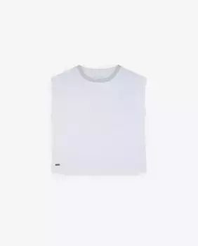 Футболка из хлопка для девочек с блестящими деталями Scalpers, белый