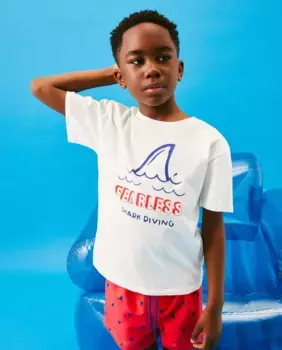 Футболка из хлопка для мальчика Kids El Corte Ingls, красный