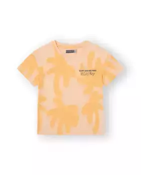 Футболка из хлопка для мальчиков оранжевого цвета Canada House, оранжевый