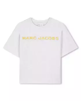 Футболка из хлопка для мальчиков с короткими рукавами Marc Jacobs, белый