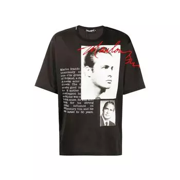 Футболка из хлопка Dolce & Gabbana, черный