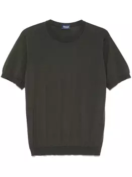 Футболка из хлопка Drumohr, серый