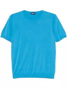 Футболка из хлопка Drumohr, синий