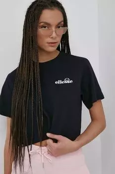 Футболка из хлопка Ellesse, черный