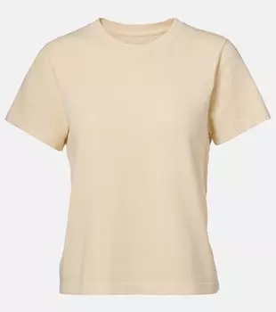 Футболка из хлопка Emmylou Khaite, Custard