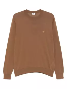Футболка из хлопка ETRO, коричневый