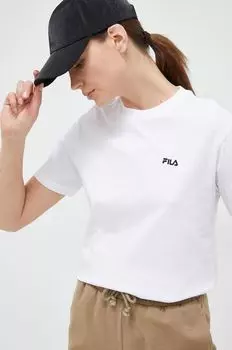 Футболка из хлопка Fila, белый