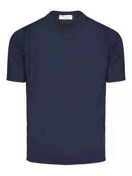 Футболка из хлопка Filippo De Laurentiis, синий