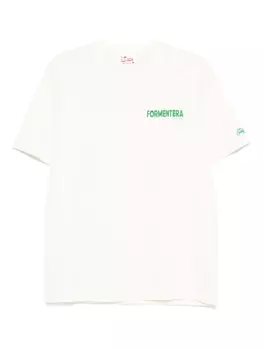 Футболка из хлопка Formentera MC2 Saint Barth, нейтральный
