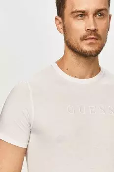 Футболка из хлопка Guess, белый
