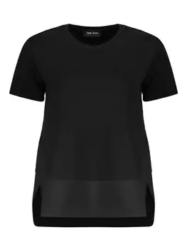 Футболка из хлопка Herno, черный