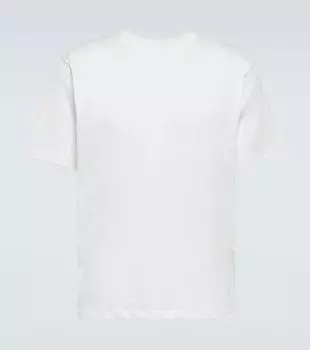 Футболка из хлопка и шелка Lardini, белый