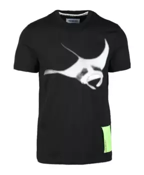 Футболка из хлопка и спандекса Bikkembergs, черный