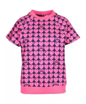 Футболка из хлопка и спандекса Love Moschino, розовый