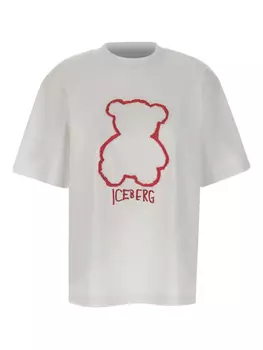 Футболка из хлопка Iceberg, белый