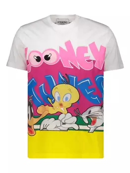 Футболка из хлопка Iceberg, белый