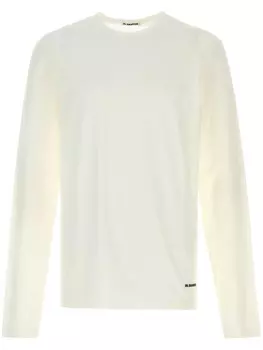 Футболка из хлопка Jil Sander, белый