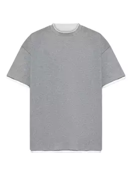 Футболка из хлопка Jil Sander, серый