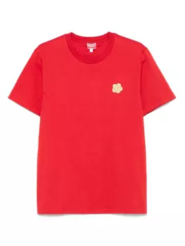 Футболка из хлопка Kenzo, красный