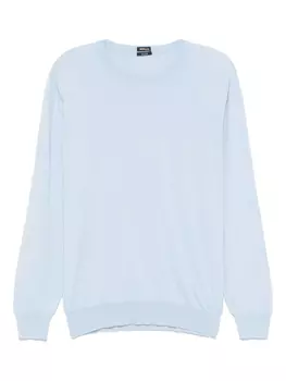 Футболка из хлопка Kiton, синий