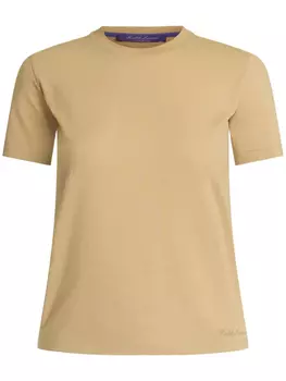Футболка из хлопка коллекции Ralph Lauren Ralph Lauren Collection, нейтральный