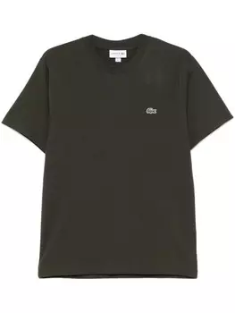 Футболка из хлопка Lacoste, зеленый