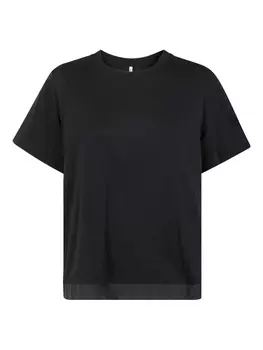 Футболка из хлопка Liviana Conti, черный