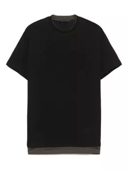 Футболка из хлопка Low Brand, черный