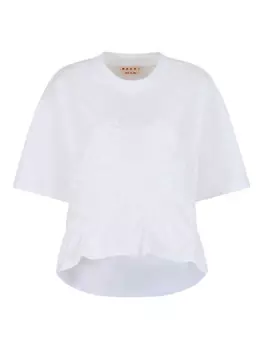 Футболка из хлопка Marni, белый
