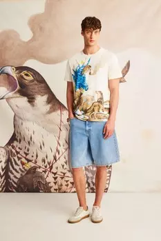 Футболка из хлопка Medicine, бежевый