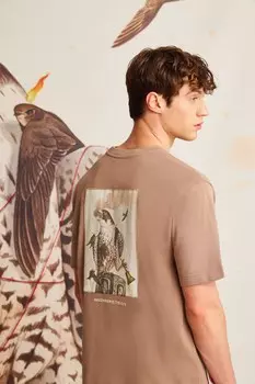 Футболка из хлопка Medicine, бежевый