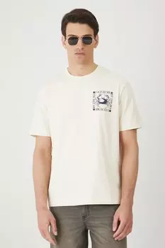 Футболка из хлопка Medicine, бежевый