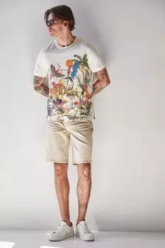 Футболка из хлопка Medicine, бежевый