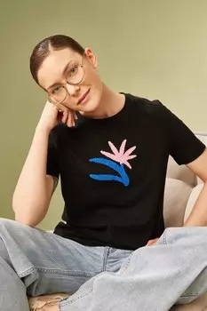 Футболка из хлопка Medicine, черный