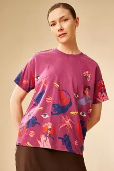 Футболка из хлопка Medicine, розовый