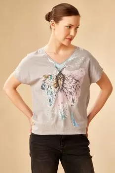 Футболка из хлопка Medicine, серый