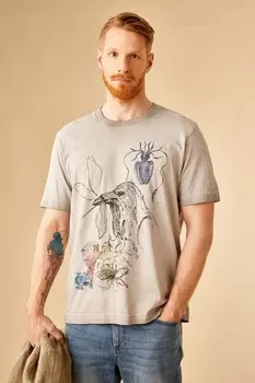 Футболка из хлопка Medicine, серый