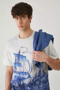 Футболка из хлопка Medicine, синий