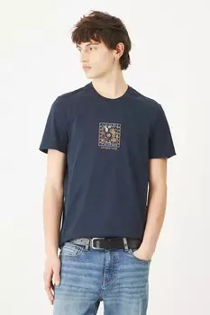 Футболка из хлопка Medicine, темно-синий