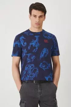 Футболка из хлопка Medicine, темно-синий