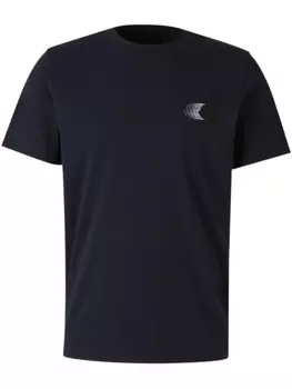 Футболка из хлопка Moncler, синий