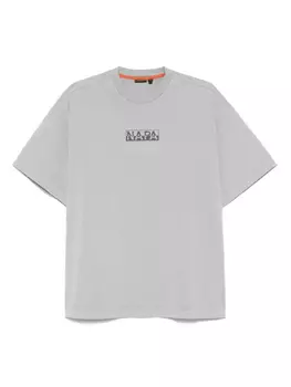 Футболка из хлопка Napapijri, серый