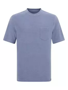 Футболка из хлопка/нейлона Boggi Milano, синий