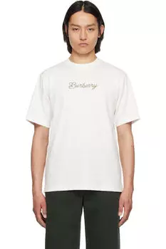 Футболка из хлопка Off-White Surfer Knight Burberry