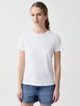 Футболка из хлопка Ovs, цвет optical white