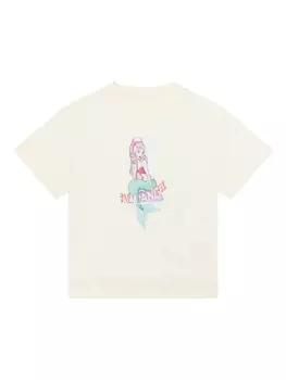 Футболка из хлопка Palm Angels Kids, нейтральный