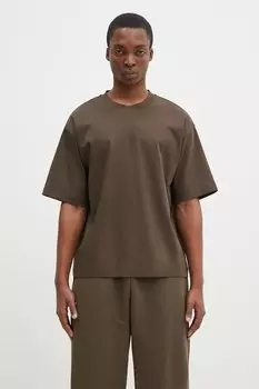 Футболка из хлопка Pangaia, зеленый