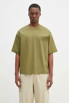 Футболка из хлопка Pangaia, зеленый