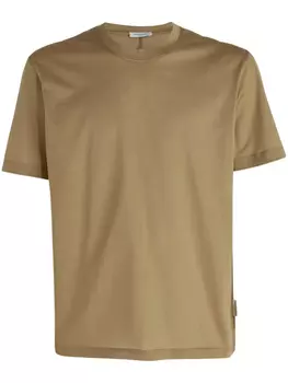 Футболка из хлопка Paolo Pecora, коричневый