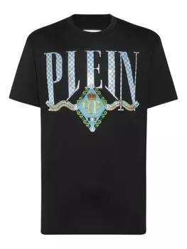 Футболка из хлопка Philipp Plein, черный
